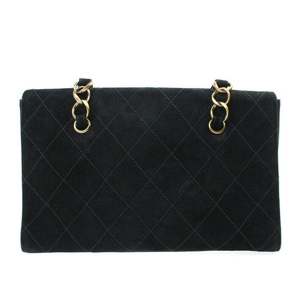Sort Suede Caviar Tote taske fra brand: CHANEL - We Do Vintage