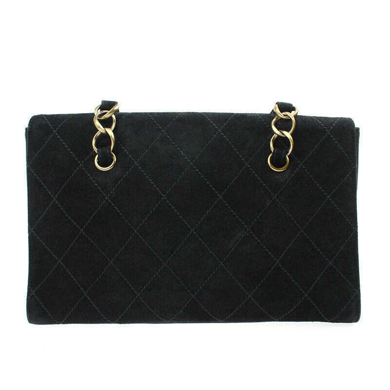 Sort Suede Caviar Tote taske fra brand: CHANEL - We Do Vintage